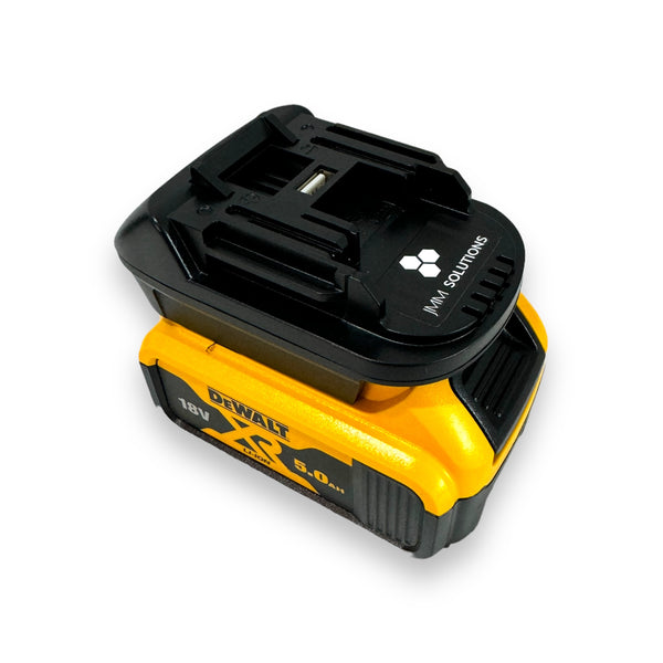 Milwaukee or Dewalt 18v Battery - Makita 18v Tool Adaptor