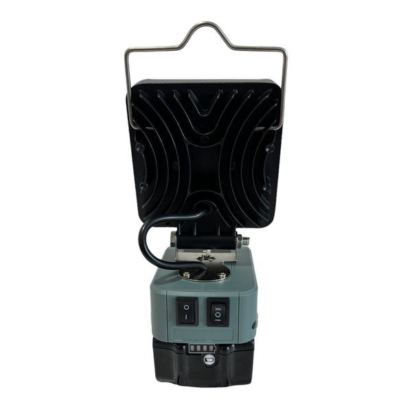 Makita Compatible 18v White & Orange LED Light with USB Charger