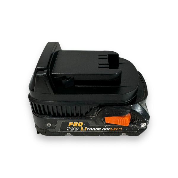 AEG/Ridgid 18v Battery - Milwaukee 18v Tool Adaptor