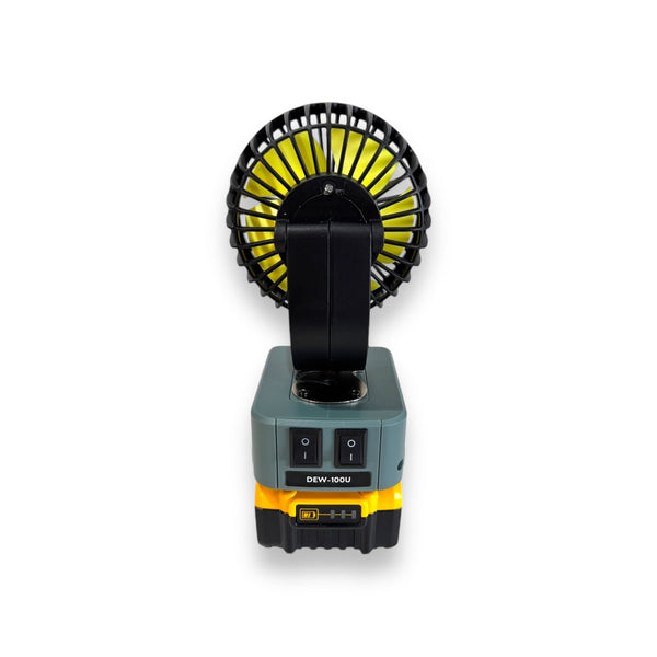 Dewalt Compatible 18v 100mm Fan with USB Charger