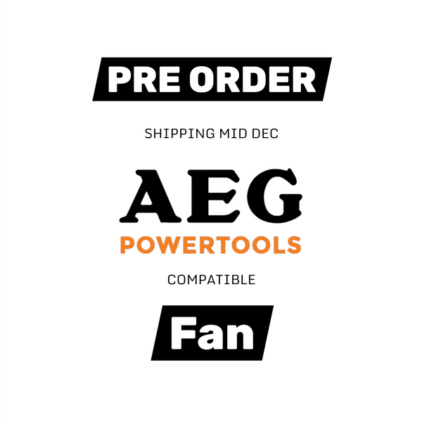 AEG Compatible 18v 100mm Fan with USB Charger