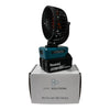 Makita Compatible 18v White & Orange LED Light with USB Charger