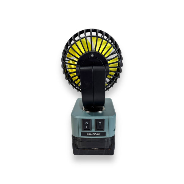 Milwaukee Compatible 18v 100mm Fan with USB Charger