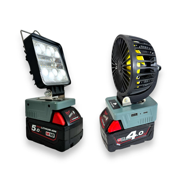 Milwaukee Light & Fan Bundle