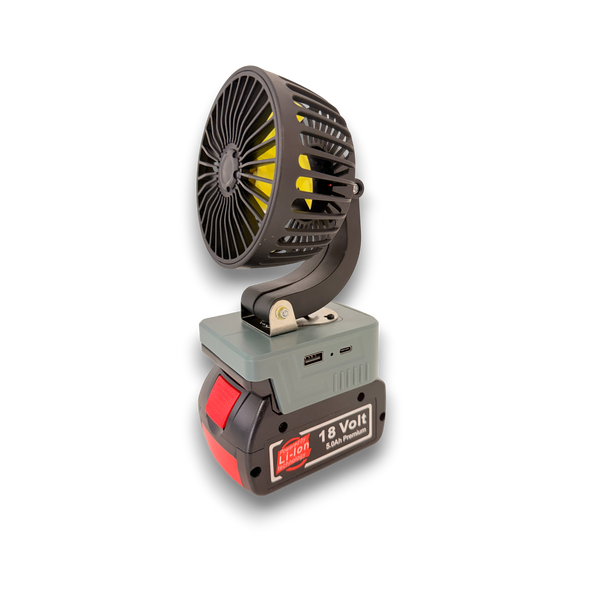 Bosch Compatible 18v 100mm Fan with USB Charger