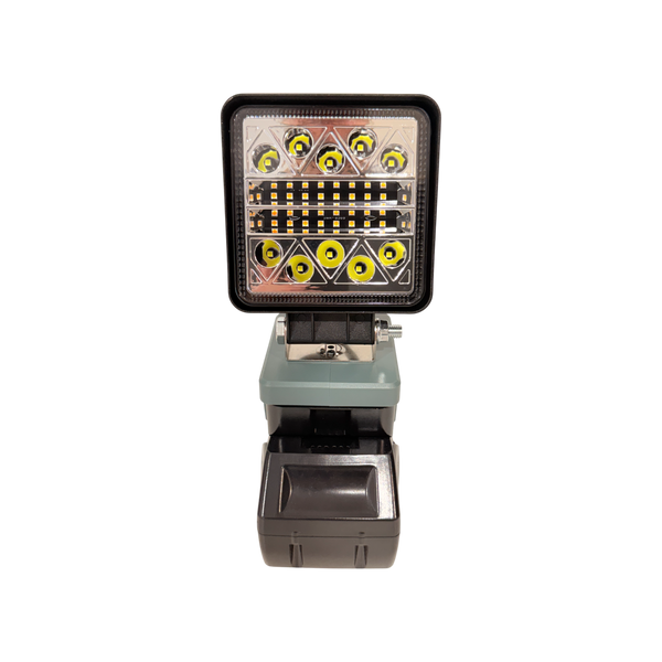 Hikoki Compatible 18v White & Orange LED Light with USB Charger