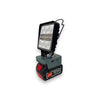 Bosch Compatible 18v White & Orange LED Light with USB Charger