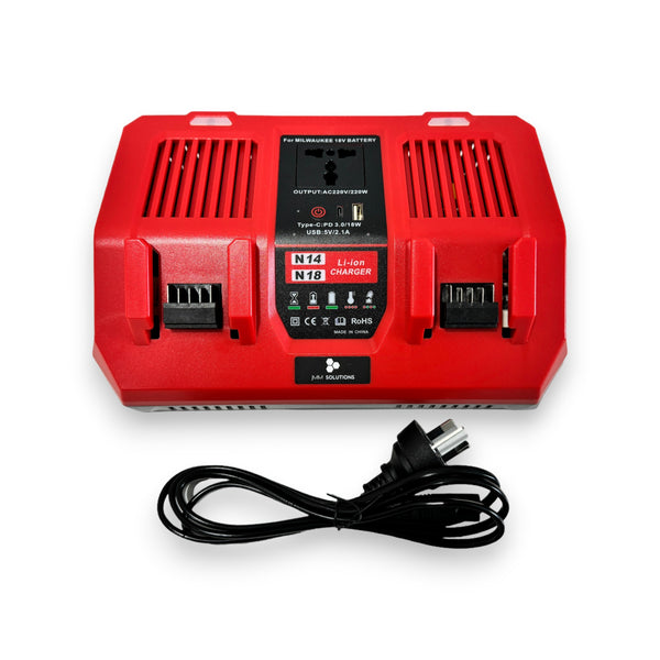 Milwaukee Compatible Charger/Inverter with USB