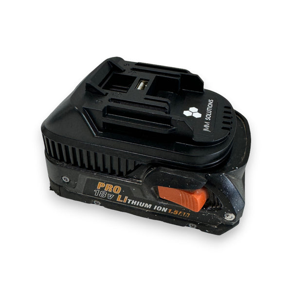 AEG/Ridgid 18v Battery - Makita 18v Tool Adaptor