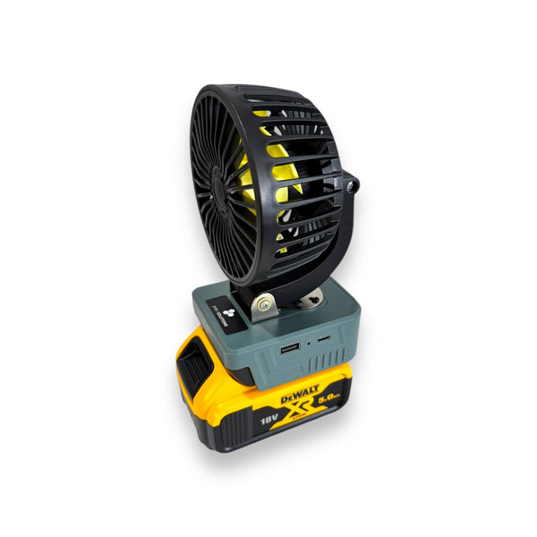 Dewalt Compatible 18v 100mm Fan with USB Charger