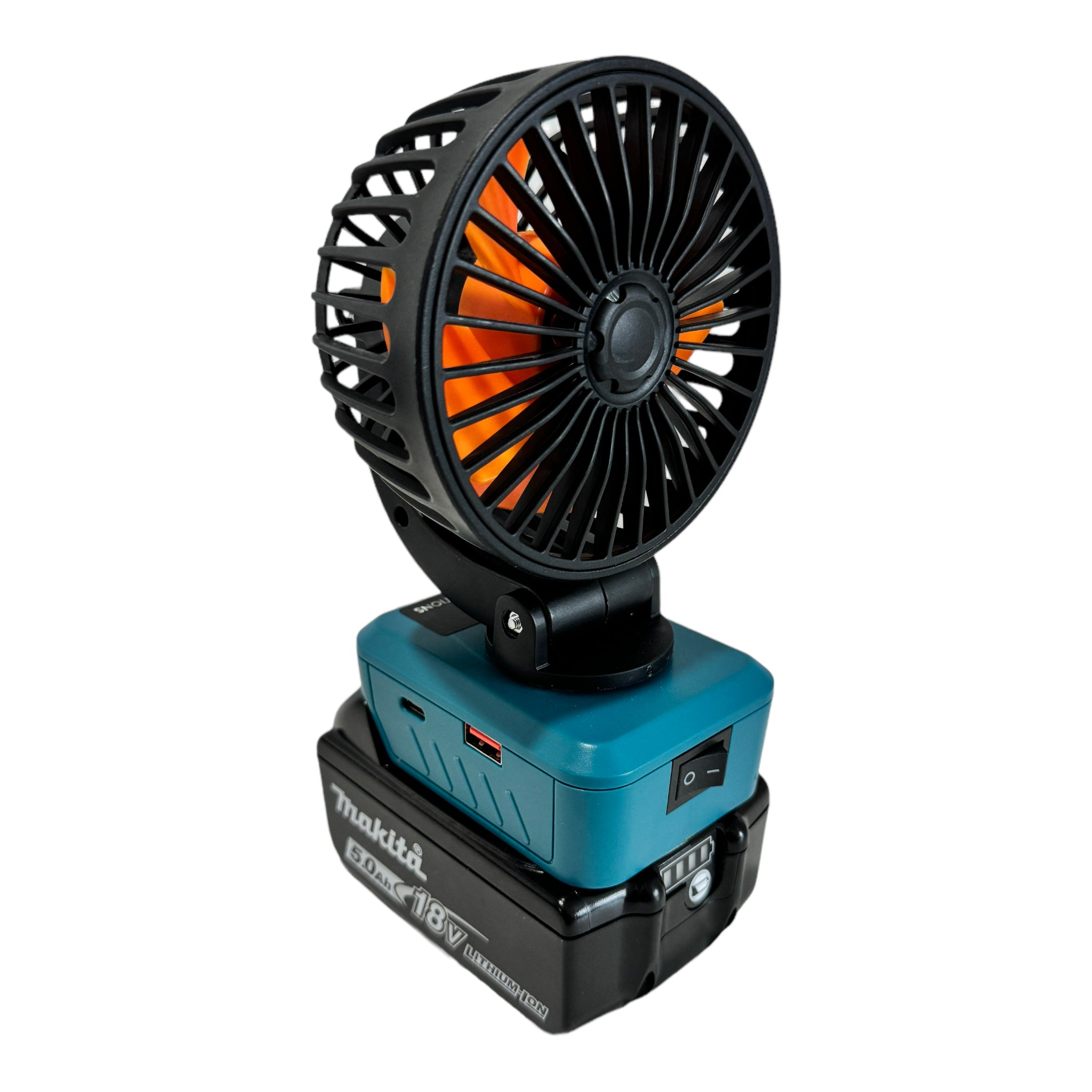 Makita Compatible 18v 100mm Fan with USB Charger