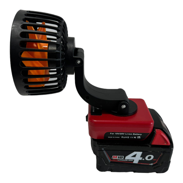 Milwaukee Compatible 18v 100mm Fan with USB Charger