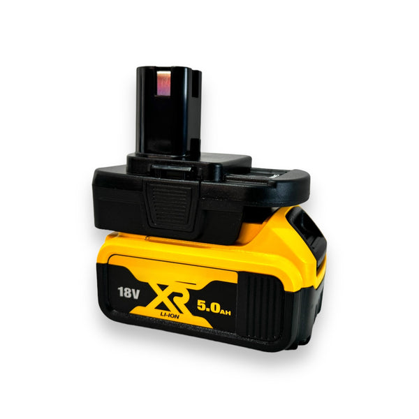 Milwaukee or Dewalt 18v Battery - Ryobi 18v Tool Adaptor