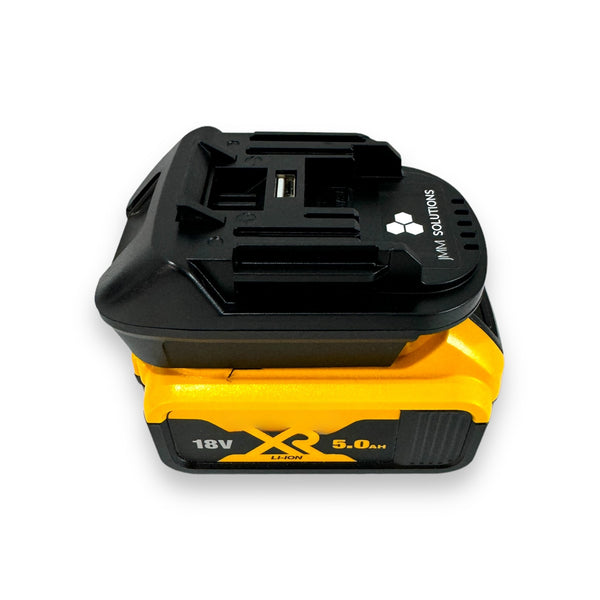 Milwaukee or Dewalt 18v Battery - Makita 18v Tool Adaptor