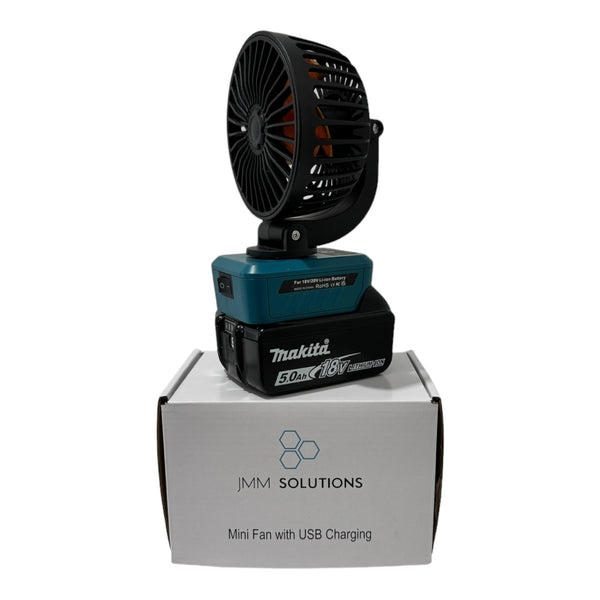 Makita Compatible 18v 100mm Fan with USB Charger