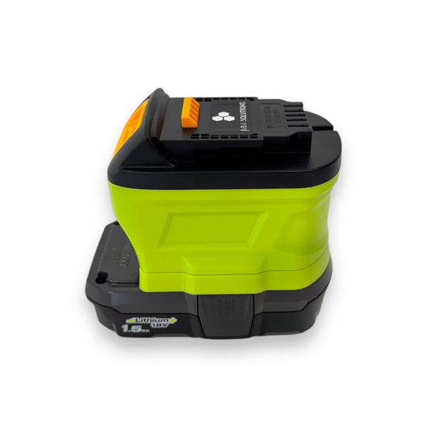 Ryobi One+ 18v Battery - Dewalt 18v Tool Adaptor