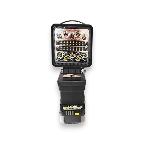 Ryobi One+ Compatible 18v White & Orange LED Light with USB Charger
