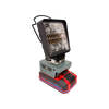 Ozito/Einhell Compatible 18v White & Orange LED Light with USB Charger