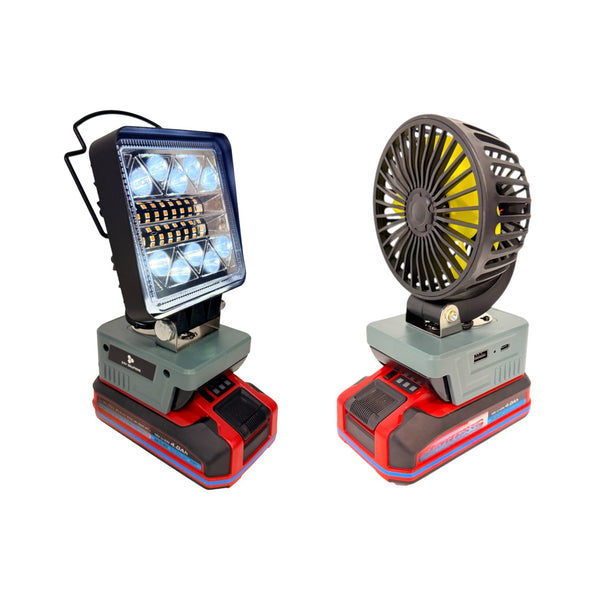 Ozito Light & Fan Bundle