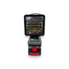 Bosch Compatible 18v White & Orange LED Light with USB Charger