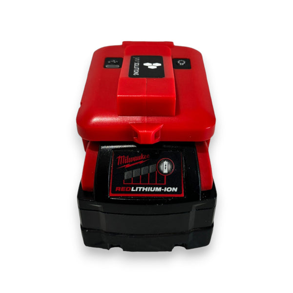 Milwaukee Compatible USB & 12V Charger with LED