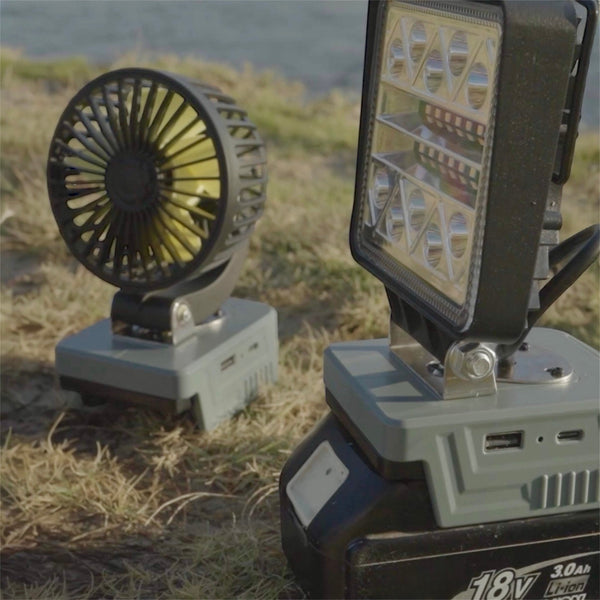 Hikoki Light & Fan Bundle